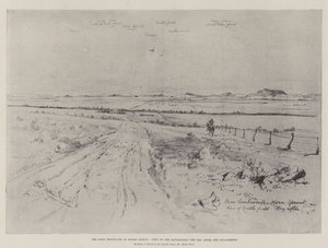 The Boer Ambuscade في Koorn Spruit ، منظر لساحة المعركة في اليوم التالي للخطوبة